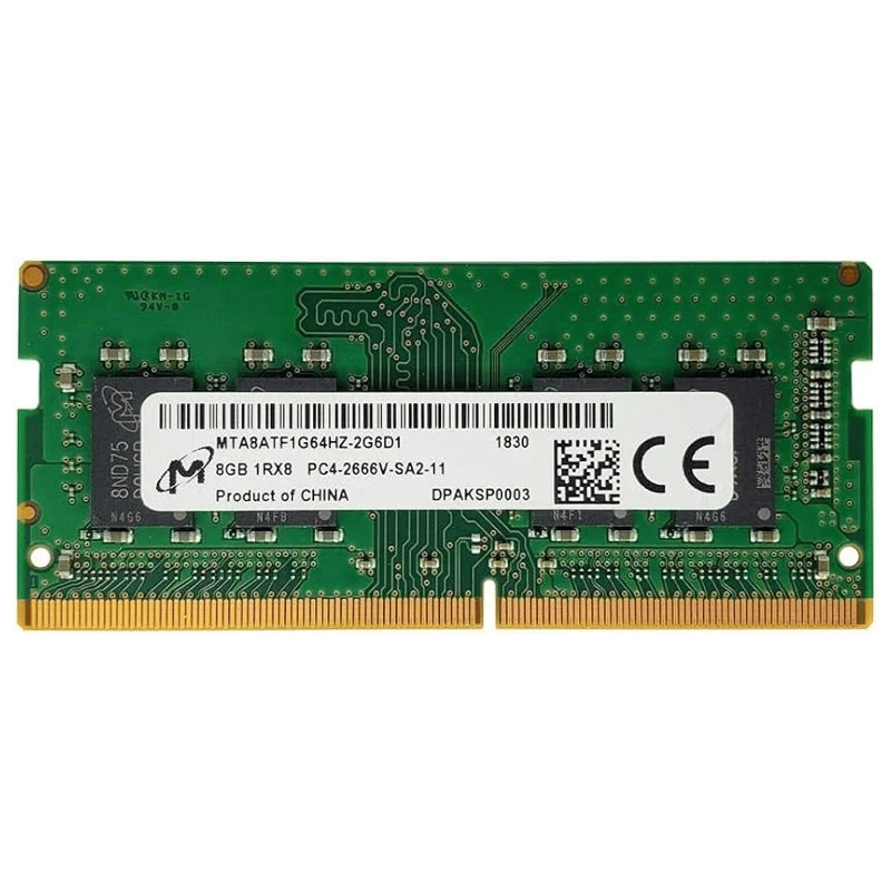 Micron 8GB PC4 2666V Laptop Memory Module SO-DIMM (NON-ECC)
