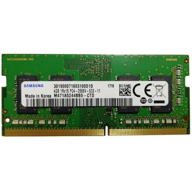Samsung 4GB PC4 2666V Laptop Memory Module SO-DIMM (NON-ECC)