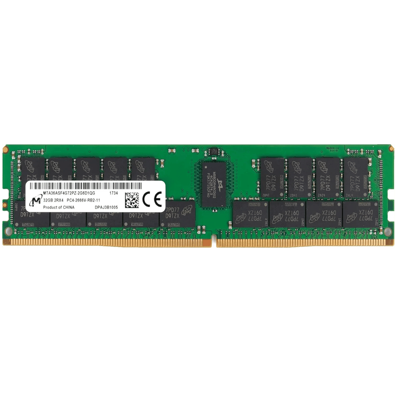 Micron 32GB PC4-2666V 2Rx4 MTA36ASF4G72PZ-2G6E1