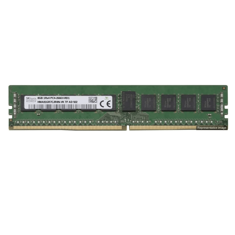 SK Hynix 8GB PC4-2666V 1Rx4 HMA81GR7CJR8N-VK TF AD