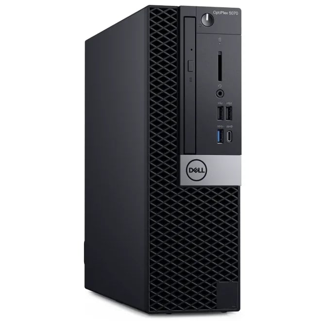 Dell OptiPlex 5070 SFF - 16GB DDR4, i5-9500, Integrated, No Wi-Fi, Yes, 256GB SSD