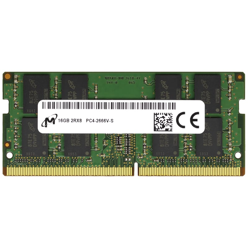 Micron 16GB PC4 2666V Laptop Memory Module SO-DIMM (NON-ECC)