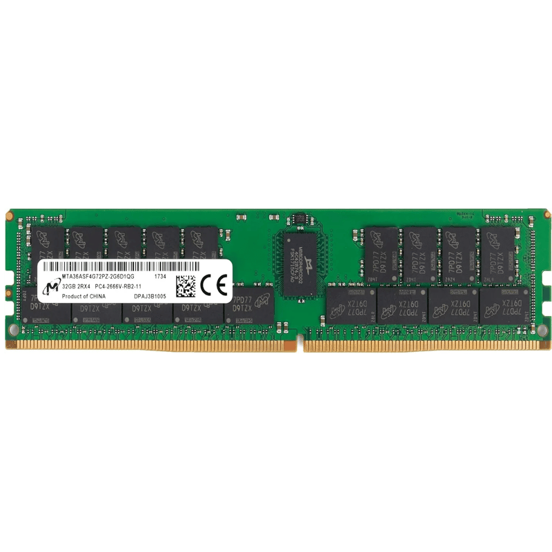 Micron 32GB PC4-2666V 2Rx4 MTA36ASF4G72PZ-2G6D1