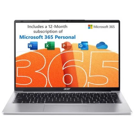 Acer Lite 14 - Intel Core-N355, Integrated, 8GB DDR5, 256GB