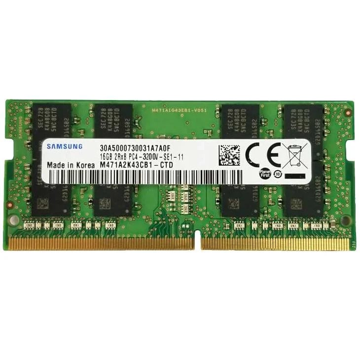 Samsung 16GB PC4 3200AA Laptop Memory Module SO-DIMM (NON-ECC)