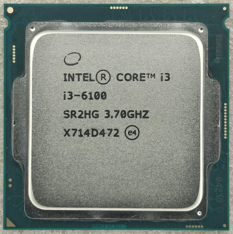 Intel Core i3-6100 — i3-6100
