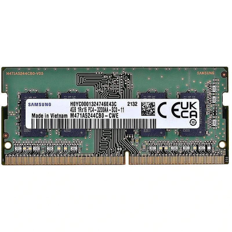 Samsung 4GB PC4 3200AA Laptop Memory Module SO-DIMM (NON-ECC)