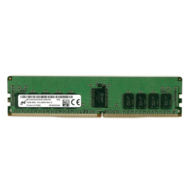 Micron 16GB PC4-2666V 2Rx8 MTA18ASF2G72PDZ-2G6E1
